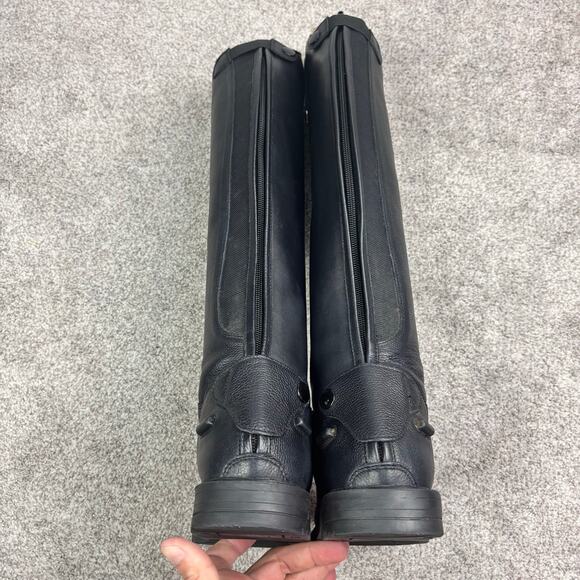 New! Black Horze Verona Women's Tall Field Boots size 40W (us women's 9) - Picture 6 of 15